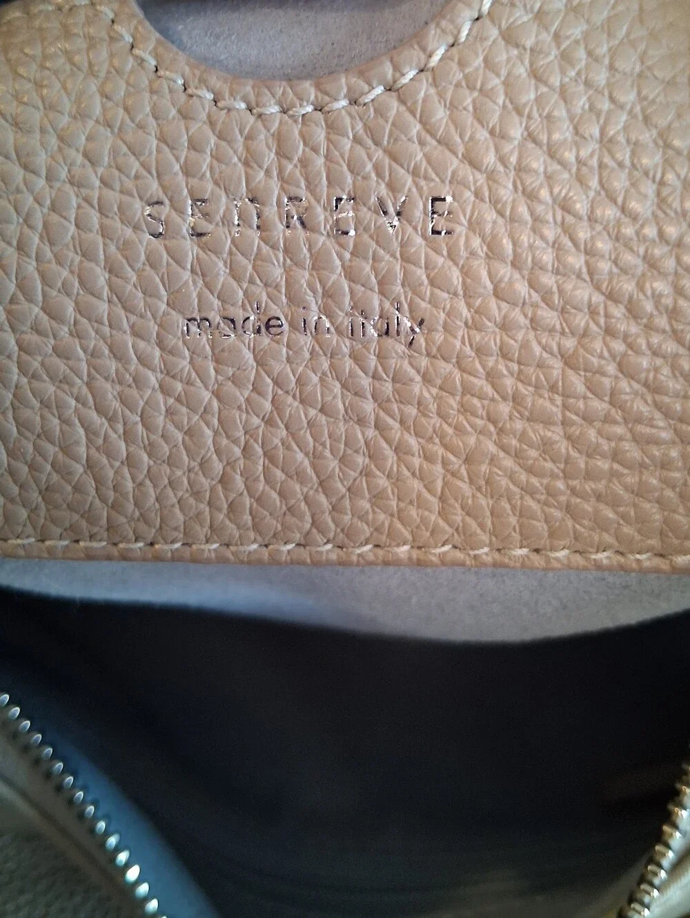 NWOT Discontinued Senreve Strati Sporta Beige Nylon Neutral Quiet Luxury Purse